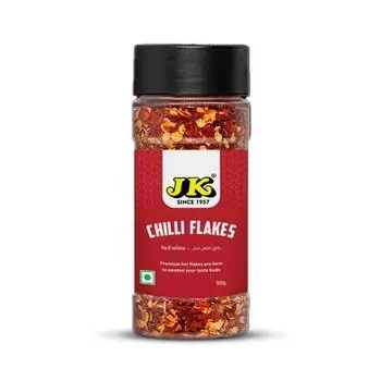 JK Red Chilli Flakes – острая приправа премиум-класса для приготовления пищи и начинок 50 г