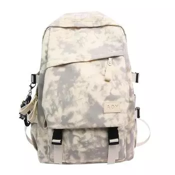 JK Schoolbag Men s Large Capacity New Travel Backpack Junior High School Japan fashion Casual Simplicity Backpack Women Preppy White, with pendant