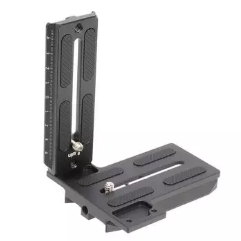 JLwin RJ046 L-образная быстросъемная пластина для стабилизатора камеры, вертикальная сменная пластина для Zhiyun чёрный
