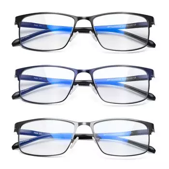 JM Men Reading Glasses Blue Light Blocking Optics Lenses for Women Men Anti Glare Filter Lightweight Eyeglasses 0