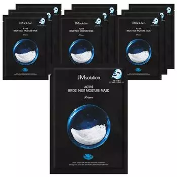 JM Solution Active Bird Nest Увлажняющая маска Prime 30 мл, 10 шт., 1 шт.