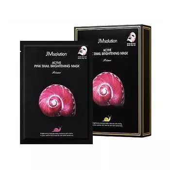JMSolution Active Pink Snail Brightening Mask Prime Set 10pc ORIGINAL STORE