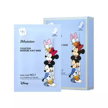 JM Solution Collection Увлажняющая маска для лица N.M.F. (10 листов), Наполняет эластичной влагой слабую и сухую кожу