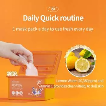 JMSolution Disney Quick Routine Vital Vita C Mask 30ea ORIGINAL STORE