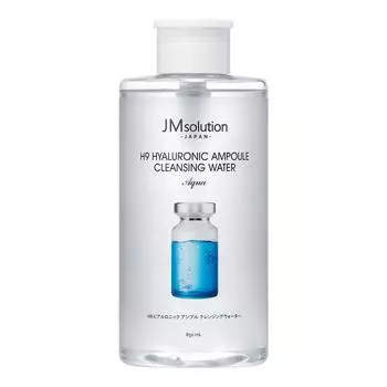 JM Solution H9 Гиалуроновая ампула Очищающая вода Aqua, 850 мл, 1 шт.