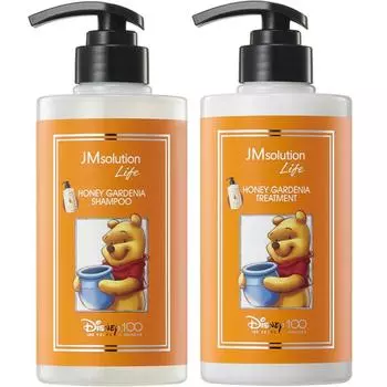 JM Solution Life Disney 100 Edition Шампунь Honey Gardenia 500 мл + Набор Treatment 500 мл, 1 набор