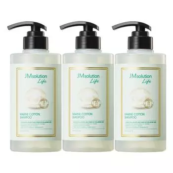 JM Solution Life Marine Cotton Shampoo 500ml 3pcs
