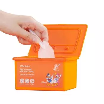 JM Solution Quick Routine Vital VITA C Mask Sheet 30 шт.- 1 день 1 набор для масок и тип быстрого диспенсера