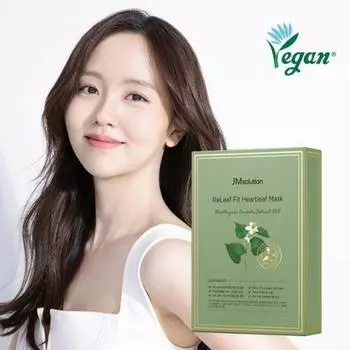 Jm Solution Jm Solution Relief Fit Houttuynia Cordata Mask 10 листов