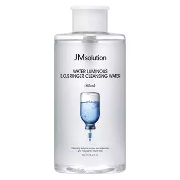 JM Solution Water Brightening SOS Ringer Cleansing Water, черная, 850 мл, 1 шт.