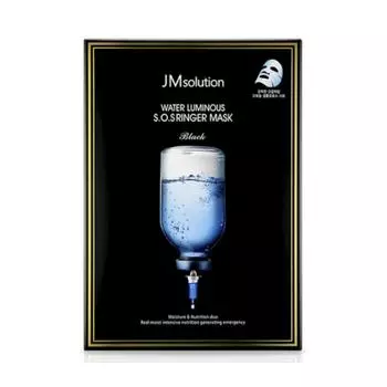JM Solution Water Glow SOS Ringer Mask черный (10 кусочков)