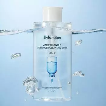 JM Solution Water-Luminous SOS Ringer Cleansing Water, черный, 500 мл, 1 шт.