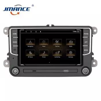 JMANCE Q8 7-дюймовый Android-радио для VW Android 13-плеер автомобильное радио поддержка GPS Mirror Link руль заднего вида DSP BT FM USB AUX