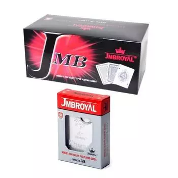 JMBROYAL ПВХ игральная карта тройная защита банка профессиональный покер козырная карта бридж размер 2 типа x 6 наборов, популярная корейская игра