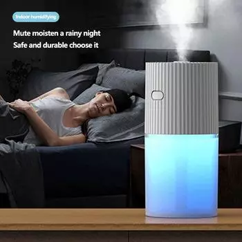 JMJM люминесцентный увлажнитель с чашкой, USB, домашний бесшумный увлажнитель, офисный подарок, увлажнитель по индивидуальному заказу белый