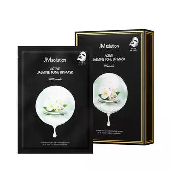 JMSOLUTION ACTIVE JASMINE TONE UP MASK ULTIMATE, Увлажнение, Kbeauty, Корейская косметика, образец