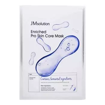 JMSOLUTION ENRICHED PRO SKIN CORE MASK, Увлажнение, Kbeauty, Корейская косметика, образец