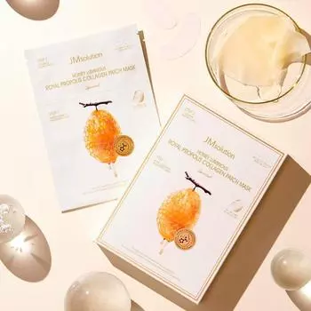 JMSOLUTION HONEY LUMINOUS ROYAL PROPOLIS COLLAGEN PATCH MASK Специальный, Увлажняющий, Kbeauty, Корейская косметика, образец