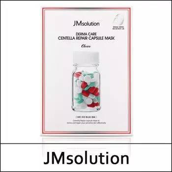 [JMsolution] Решение JM (воли) Капсульная маска Derma Care Centella Repair, прозрачная (30 мл * 10 шт.) 1 упаковка / без коробки(случай)