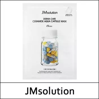 [JMsolution] Решение JM (воли) Капсульная маска Derma Care Ceramide Aqua Capsule Mask Clear (30 мл * 10 шт.) 1 упаковка / без коробки(случай)
