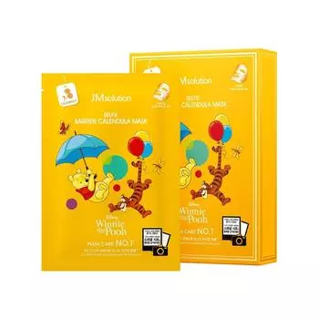 JMSOLUTION SELFIE BARRIER CALENDULA MASK, Увлажнение, Kbeauty, Корейская косметика, образец
