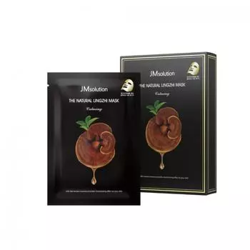 JMSOLUTION НАТУРАЛЬНАЯ МАСКА ЛИНЧЖИ УСПОКАИВАЮЩАЯ, Увлажняющая, Kbeauty, Корейская косметика, образец