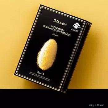 JMSOLUTION WATER LUMINOUS GOLDEN COCOON MASK PLUS, Увлажнение, Kbeauty, Корейская косметика, образец