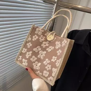 JMXD-bag Женская летняя сумка для ланча Bento Bag Женская, модная сумка для похода на работу розовый