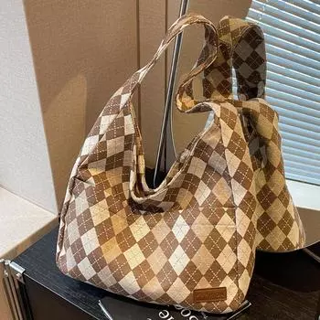 JMXD-Большая вместительная женская сумка из холста, модная модель через плечо, трендовая сумка подмышкой открывает новые возможности для городской одежды зелёный