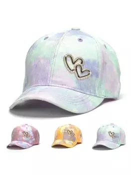 JMXD-Детская кепка со стразами Love Hat Весна и осень Кепка Модная цветная бейсболка с козырьком от солнца Tide Hat 54