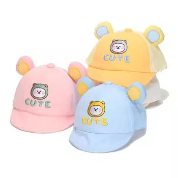 JMXD-детская шапка, весенняя и осенняя, симпатичная детская бейсболка с короткими полями и буквенным принтом, модная шапка, оптовая продажа 46CM розовый