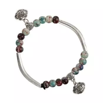 JMXD-Креативный браслет ручной работы с керамическим замком безопасности, женский этнический стиль, ниша, светлый, роскошный браслет ручной работы из цветного бисера