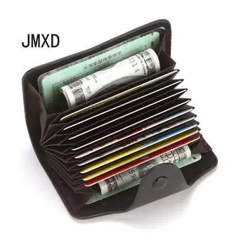 JMXD модный женский кошелек из натуральной кожи с нулевой сумкой для карточек с пряжкой для карточек