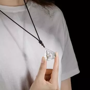 JMXD-мужская и женская подвеска в виде листа Бодхи, изысканные подвесные украшения