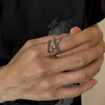 JMXD-мужское ювелирное кольцо из сплава на указательный палец, креативный дизайн, кольцо в виде щупальца осьминога