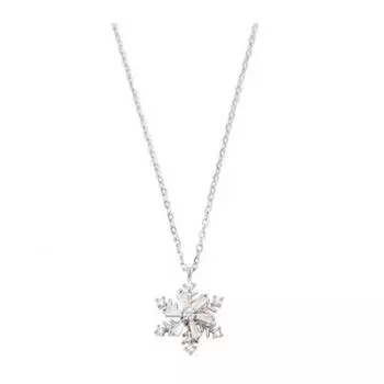 JMXD-Невращающееся колье-свитер в виде снежинки, женская легкая роскошная дизайнерская цепочка на ключицу из коллекции «Премиум» для осени и зимы