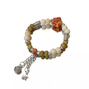 JMXD-Новый китайский этнический стиль керамический браслет женский национальный стиль, браслет подруга универсальные ювелирные изделия