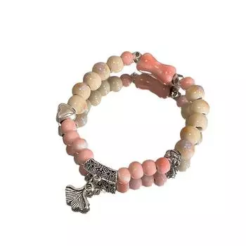 JMXD-Новый китайский браслет Love Pearl Dream Flower Dance для женщин Mori Sweet Girly Sense Cute Send Girlfriend Elastic Weading Band