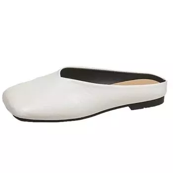 JMXD-outer Wear Плоские ленивые однопедальные женские туфли с застежкой-мешком, полутороспальные, удобные в носке, артефакт в офисе 35 is one size smaller