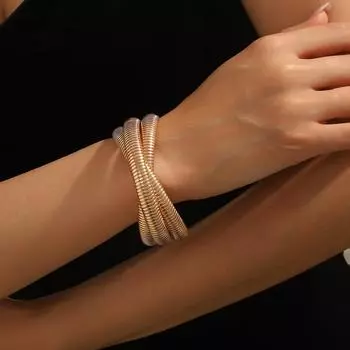 JMXD-персонализированный модный металлический многослойный браслет, универсальный классический модный браслет для поездок на работу