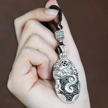 JMXD-Pixiu брелок для мужчин и женщин, удачный и безопасный кулон, высококачественный интернет-знаменитость, ретро-креативный подарок, кулон