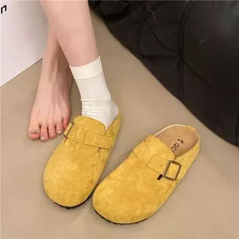 JMXD- Ретро-сумка на голову, женская верхняя одежда, удобная обувь, толстая подошва, увеличивающие рост тапочки 35