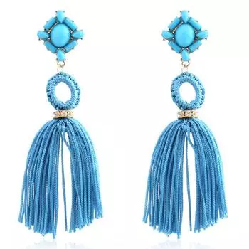 JMXD-серьги с бахромой в стиле кальсон для женщин, преувеличенные украшения, серьги в этническом стиле, подвески, серьги, гвоздики. белый