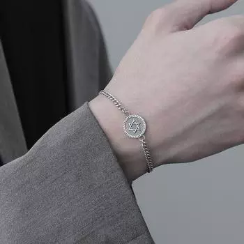 JMXD-Simple Персонализированный Браслет Hexagram, Универсальная Модная Бижутерия