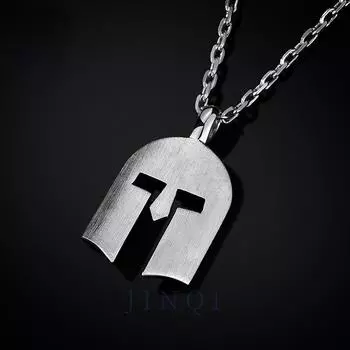 JMXD-Спартанская маска ожерелье мужская подвеска кулон модная индивидуальность, оригинальный дизайн аксессуары