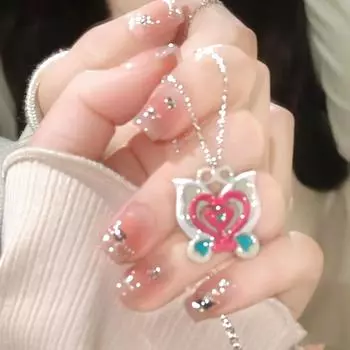 JMXD-Sweet Girl Heart Ожерелье Ключичная цепочка