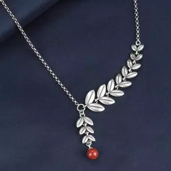 JMXD-Wheat Ear ожерелье женское ретро знаменитый стиль простая пшеничная ячменная ключичная цепочка короткая цепочка