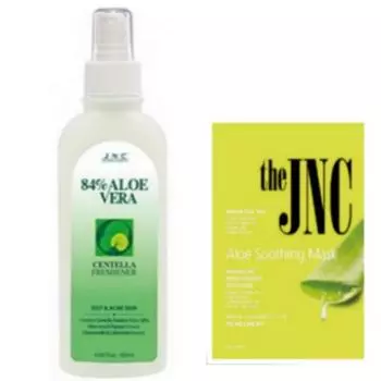 JNC Aloe Vera Centella Freshner 180 мл + маска JNC