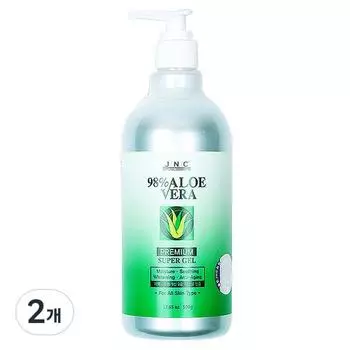 JNC Aloe Vera Premium Super Gel, 500ml, 2 units