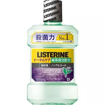 JNTL Consumer Health Listerine Лечебный комплексный зеленый чай 1000 мл (Квази-лекарство) Ополаскиватель для полости рта для профилактики заболеваний пародонта. Рекомендуем использовать его дважды.